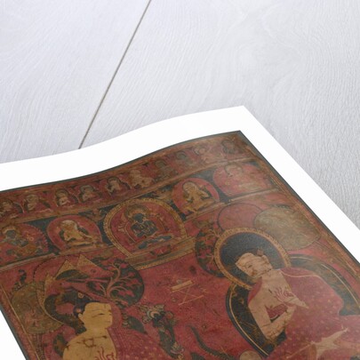 Sakyamuni with a Disciple Thangka, 14th century by Unknown