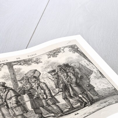 Scenes of Paris: Blind Men from the Quinze Vingts, Walking by Jean Henri Marlet