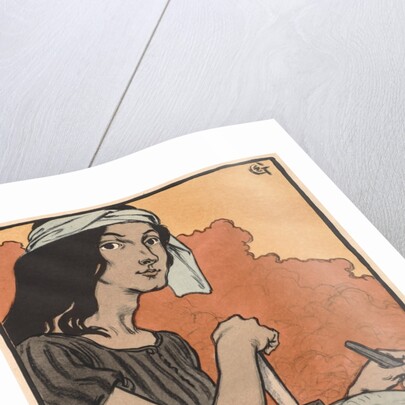 Sculptress, 1897 by Eugène Grasset