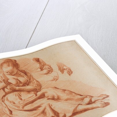 Seated Woman Searching for Fleas, c. 1671 by Adriaen van de Velde