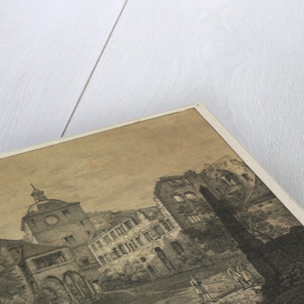 Six Views of Heidelberg Castle: Castle Terrace, 1820 by Ernst Fries