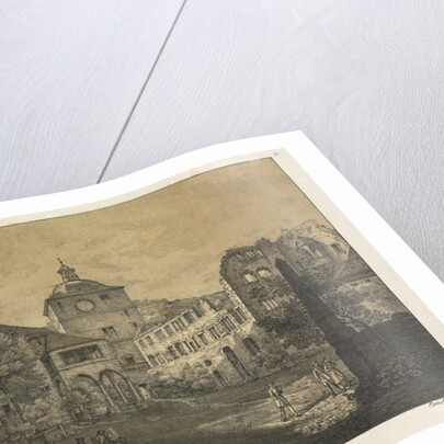 Six Views of Heidelberg Castle: Castle Terrace, 1820 by Ernst Fries