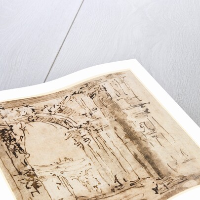 Sketch of the Labyrinth of the Villa Pisani, 1773-1778 by Francesco Guardi