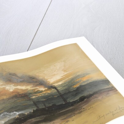 Smelting Works at Denver, 1892 by Thomas Moran