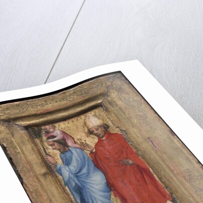 St. Christopher and St. Erasmus; St. Barbara and another female saint, c. 1424 by Unknown