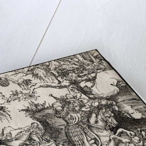 St. George Slaying the Dragon, 1500s by Lucas Cranach