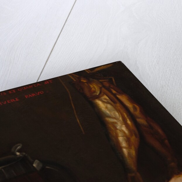 Still Life with Herring, Bread, and Cheese, 1858 by Alexandre-Gabriel Decamps