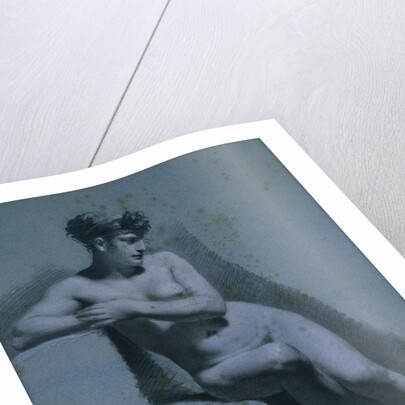 Study of a Nude Woman, Seated Looking to the Right, c. 1810 by Pierre-Paul Prud'hon
