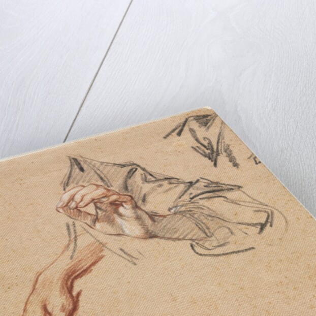 Study of Hands, 1700s by Pierre Lenfant