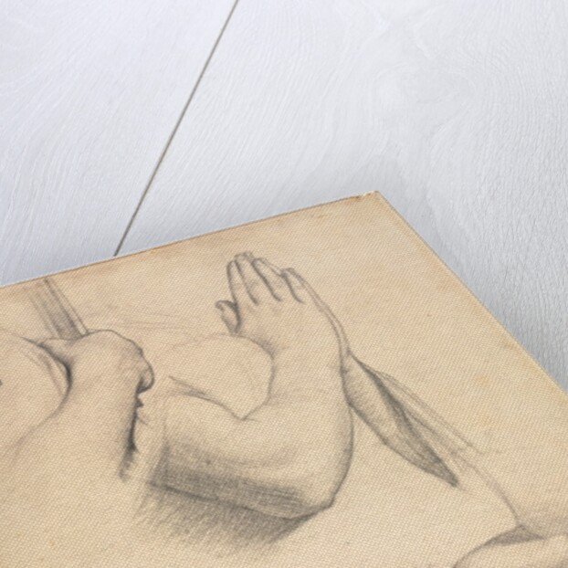 Study of Hands, 1842 by Jean-Auguste-Dominique Ingres