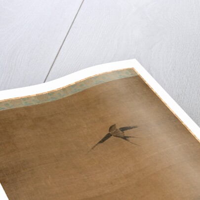 Swallow and Lotus, mid-1200s by Fachang Muqi (attributed to)