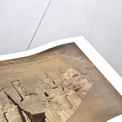 Temple of Ramesses II, Abu Simbel, c. 1860s by Antonio Beato