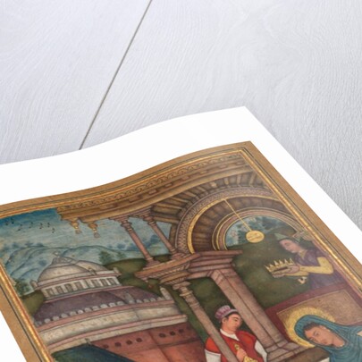 The Annunciation, from a Mir?at al-quds of Father Jerome Xavier, 1602-1604 by Unknown
