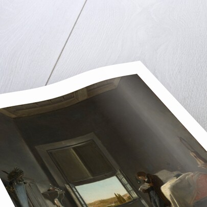 The Artist in His Room at the Villa Medici, Rome, 1817 by Léon Cogniet