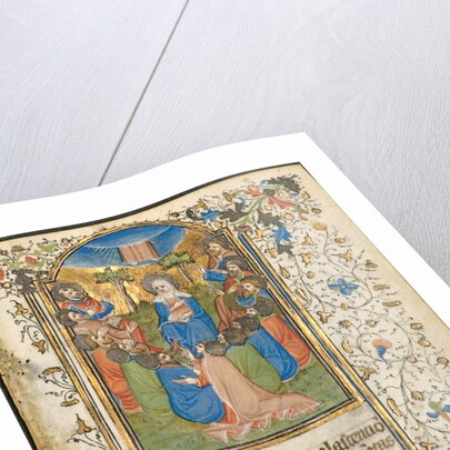 The Ascension: Leaf from a Book of Hours, c. 1420-30 by Henri d'Orquevaulx; Workshop