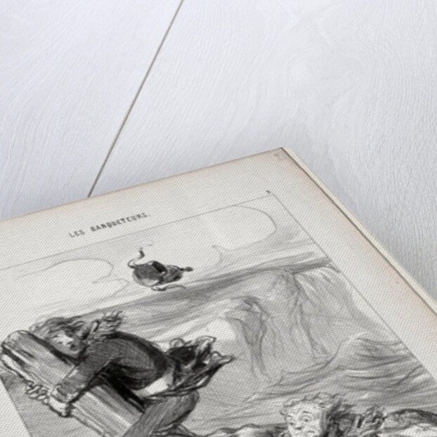 The Banqueters, plate 9: What a pitiful idea we have…, 1849 by Honoré Daumier