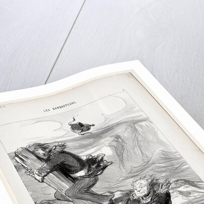 The Banqueters, plate 9: What a pitiful idea we have…, 1849 by Honoré Daumier