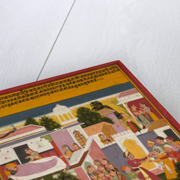 The Birth of Krishna, from a Sursagar of Surdas, c. 1700 by Unknown