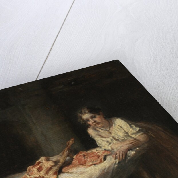 The Bourgeois Kitchen, 1854 by Octave Tassaert