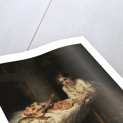 The Bourgeois Kitchen, 1854 by Octave Tassaert