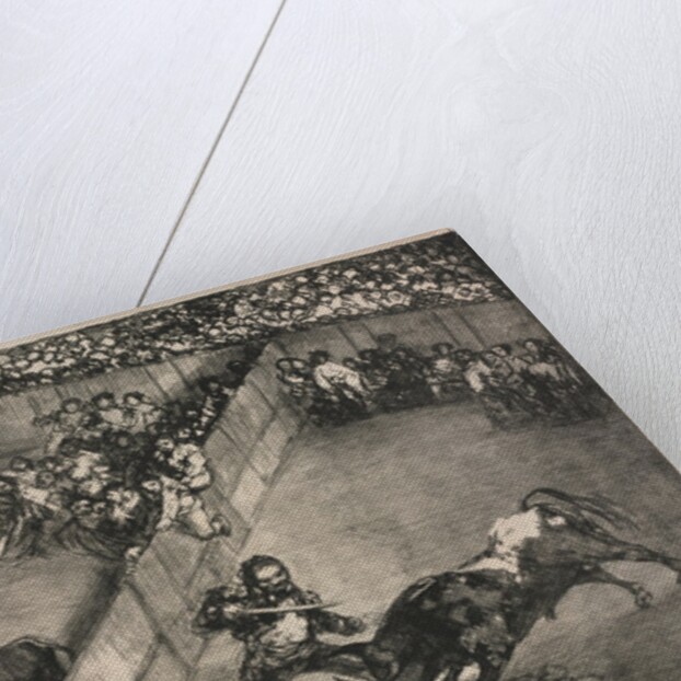 The Bulls of Bordeaux: Bullfight in a Divided Ring, 1825 by Francisco de Goya