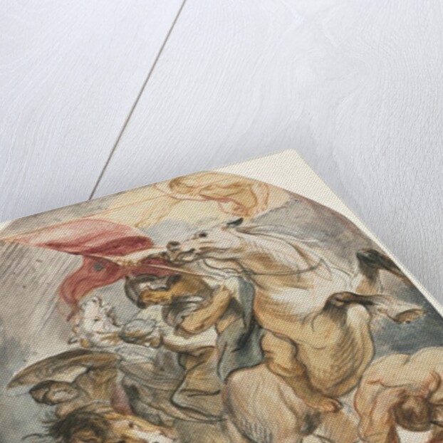 The Conversion of Saul with Horseman and Banner, c. 1645-1647 by Jacob Jordaens