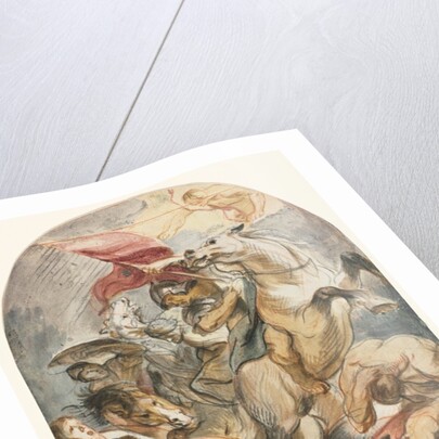 The Conversion of Saul with Horseman and Banner, c. 1645-1647 by Jacob Jordaens