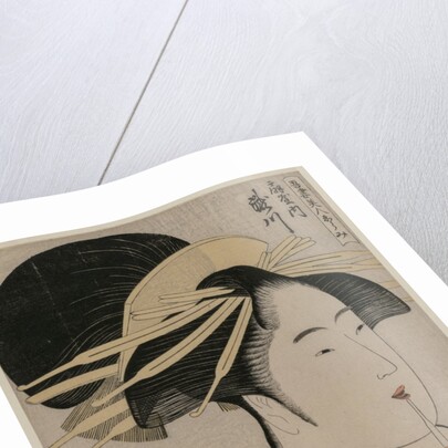The Courtesan Takigawa of Ogiya, c. 1798 by Kitagawa Utamaro
