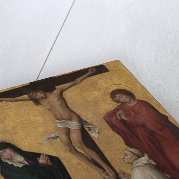 The Crucifixion with a Carthusian Monk, c. 1460 by Rogier van der Weyden