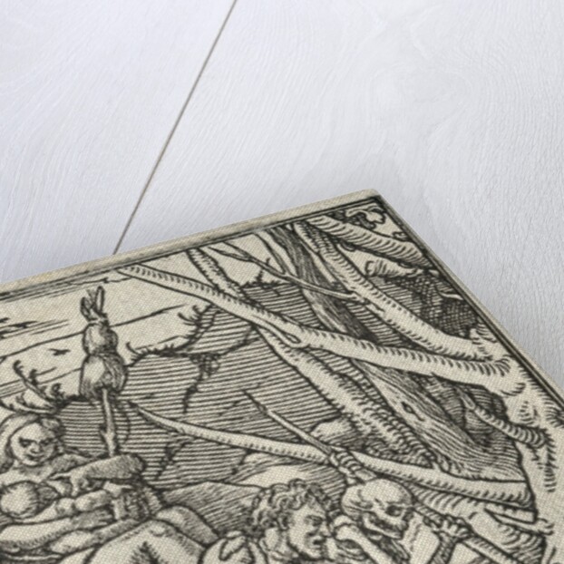 The Dance of Death: Expulsion from Paradise; Adam Cultivating the Ground by Hans Holbein