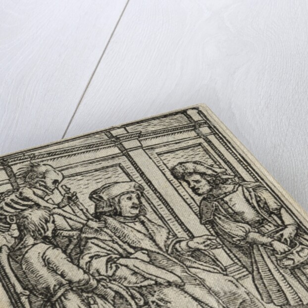 The Dance of Death: The Canon or Prebendary; The Judge by Hans Holbein