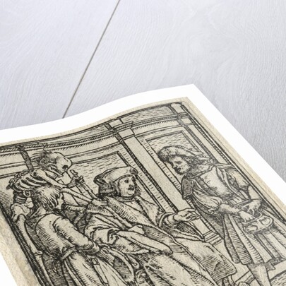 The Dance of Death: The Canon or Prebendary; The Judge by Hans Holbein