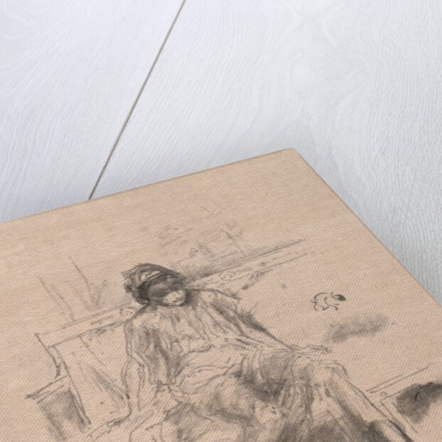 The Draped Figure Seated, 1893 by James McNeill Whistler