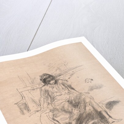 The Draped Figure Seated, 1893 by James McNeill Whistler