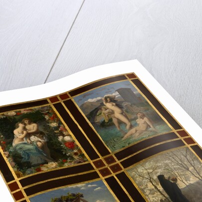 The Four Seasons, 1850 by Henry Picou; Jean-Léon Gérôme; Gustave Rodolphe Boulanger; Jean-Louis Hamon