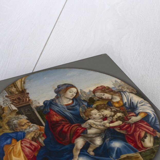 The Holy Family with Saint John the Baptist and Saint Margaret, c. 1495 by Filippino Lippi