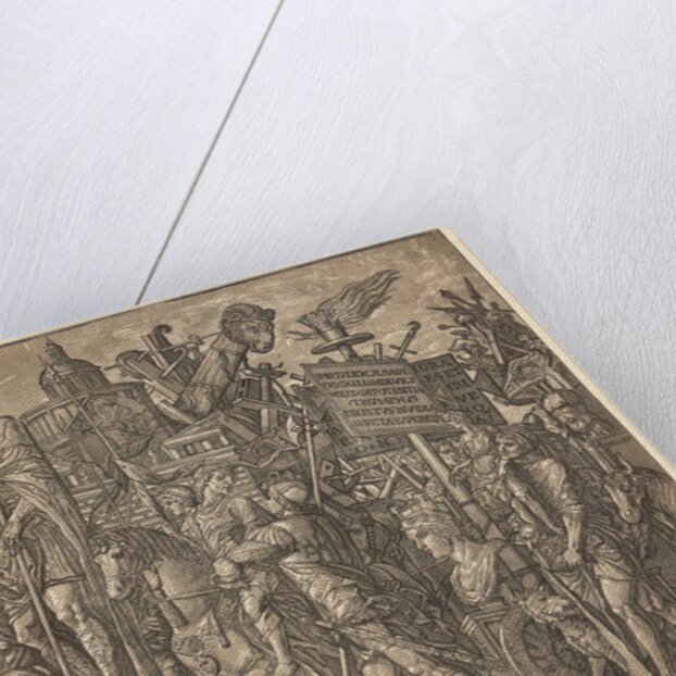 The Triumph of Julius Caesar: Colossal Statues and Siege Equipment, 1593-99 by Andrea Andreani