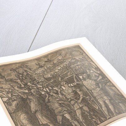 The Triumph of Julius Caesar: Soldiers Carrying the Pictures of War, 1593-99 by Andrea Andreani