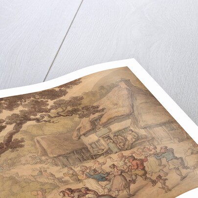 The Village Dance by Thomas Rowlandson