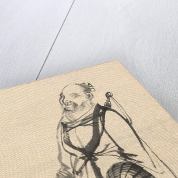 The Wandering Hermit by Kono Bairei