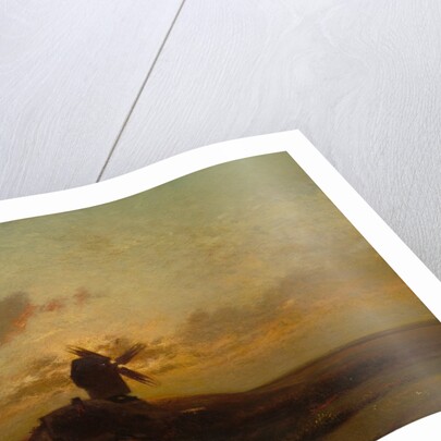 The Windmill, late 1850s by Jules Dupré