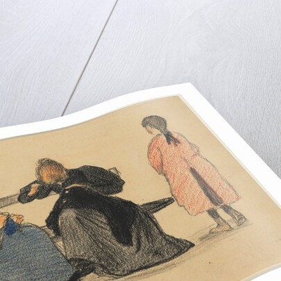 Three Figures, 1900s by Théophile Alexandre Steinlen