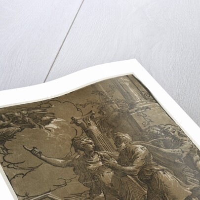 Tiburtine Sibyl and the Emperor Augustus, c. 1527-1530/31 by Parmigianino