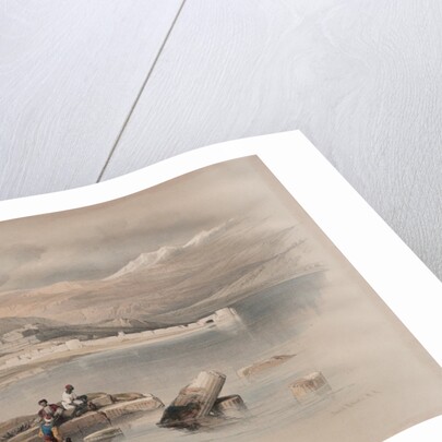 Town of Tiberias Looking Towards Lebanon, 1839 by David Roberts