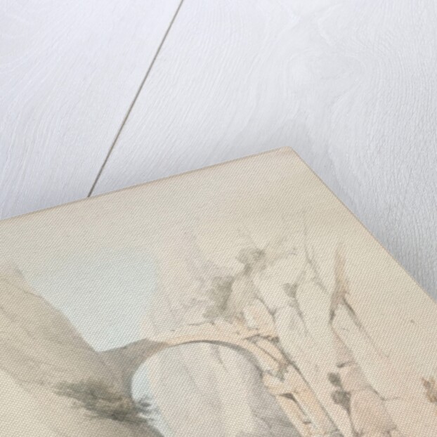 Triumphal Arch Crossing the Ravine Leading to Petra, 1839 by David Roberts