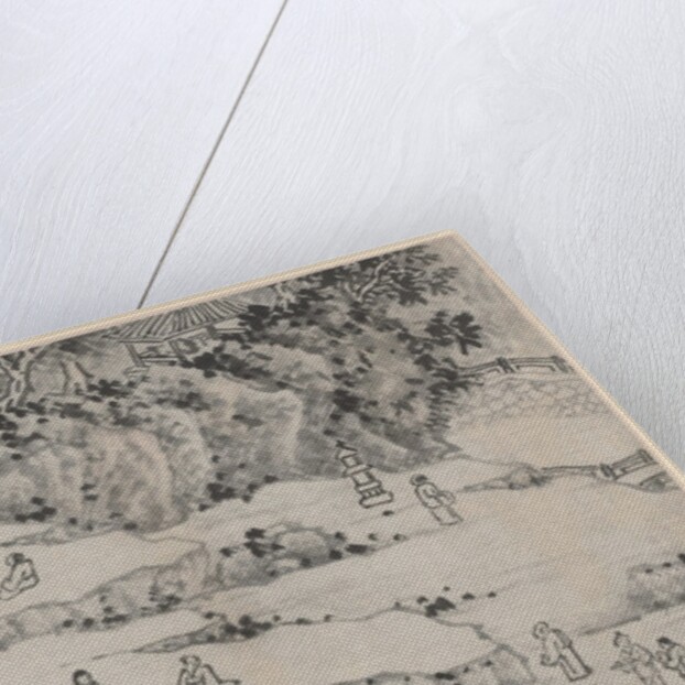 Twelve Views of Tiger Hill, Suzhou: The Nodding Stone Terrace, Tiger Hill…, after 1490 by Shen Zhou