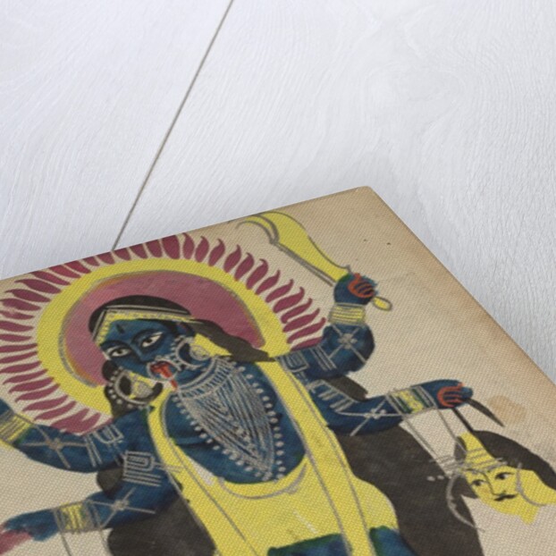 Two Aspects of Kali: Kali Dancing on Shiva, c. 1880 - 1890 by Unknown