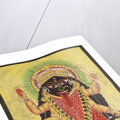 Two Aspects of Kali: Kali Enshrined, c. 1880 - 1890 by Unknown