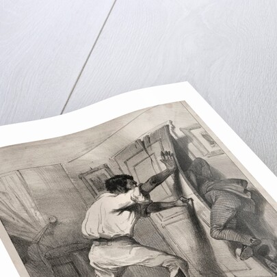 Un Créancier trop pressé, 1840 by Cham