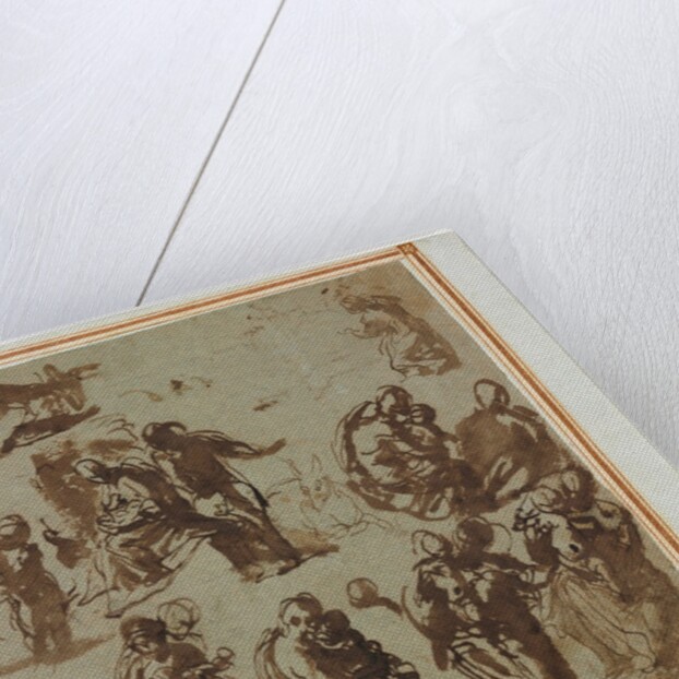 Various Sketches of the Madonna and Child, c. 1580 by Paolo Veronese